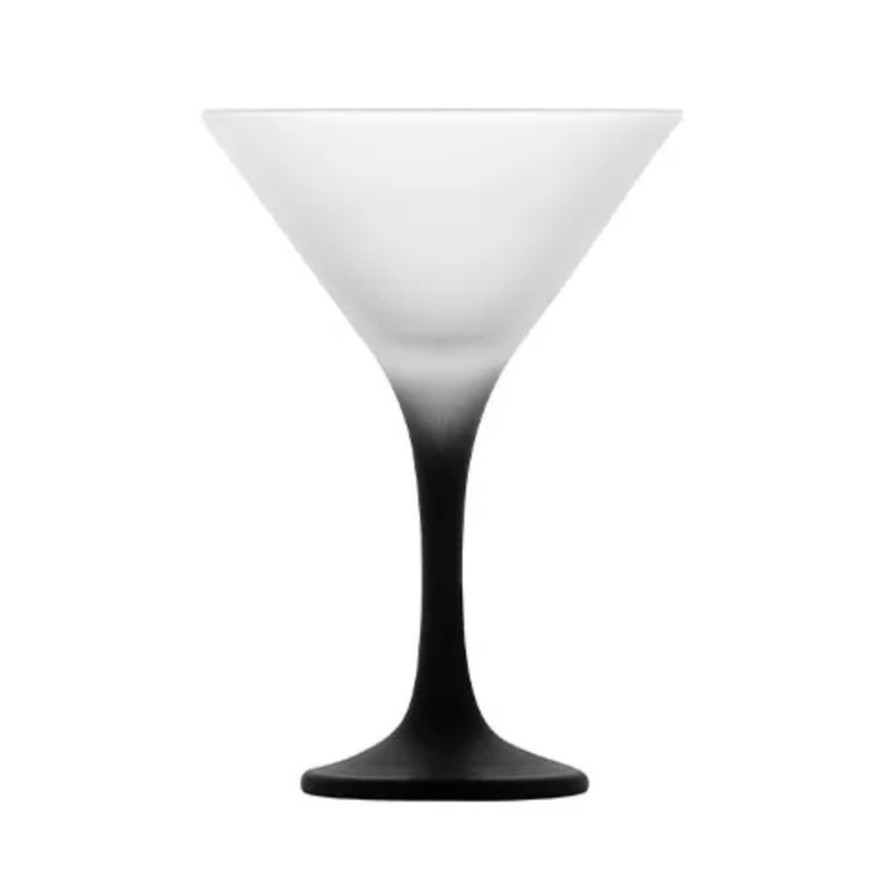 24 Piece 175ml Frosted Misket Martini Glass