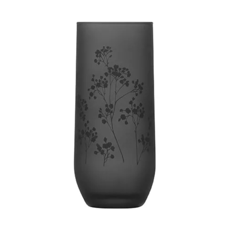 24 Piece 315ml Black Frosted Tokyo Hi-Ball Glass
