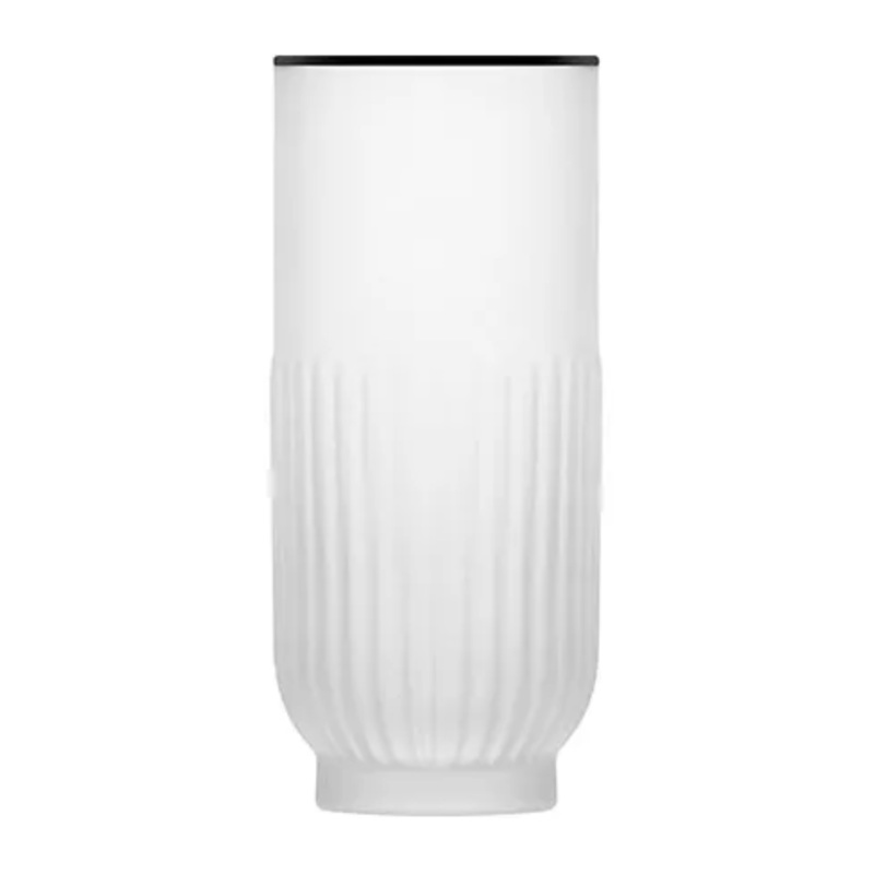 24 Piece 395ml White Frosted Tokyo Hi-Ball Glass