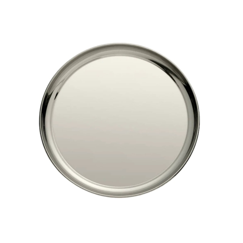 35cm Stainless Steel Round Serving Tray