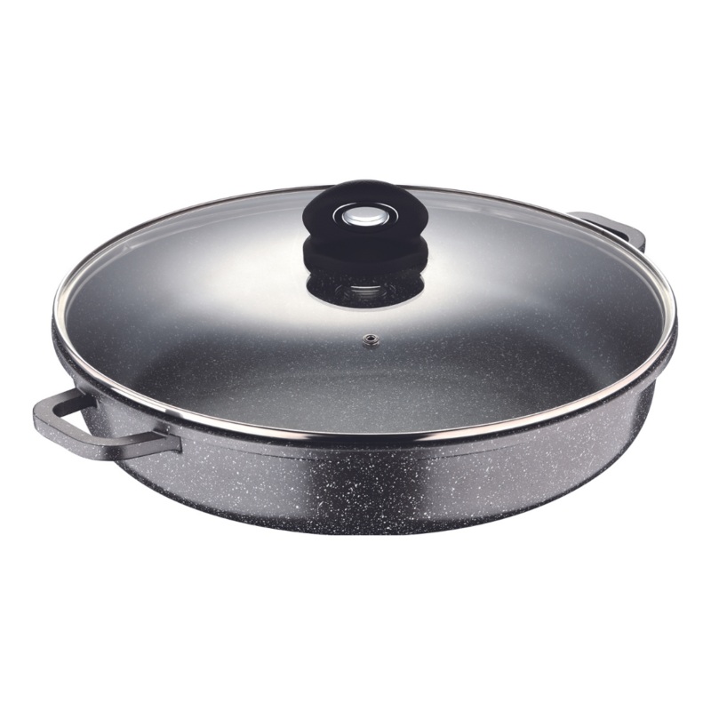 36cm Orion Shallow Pot With Lid