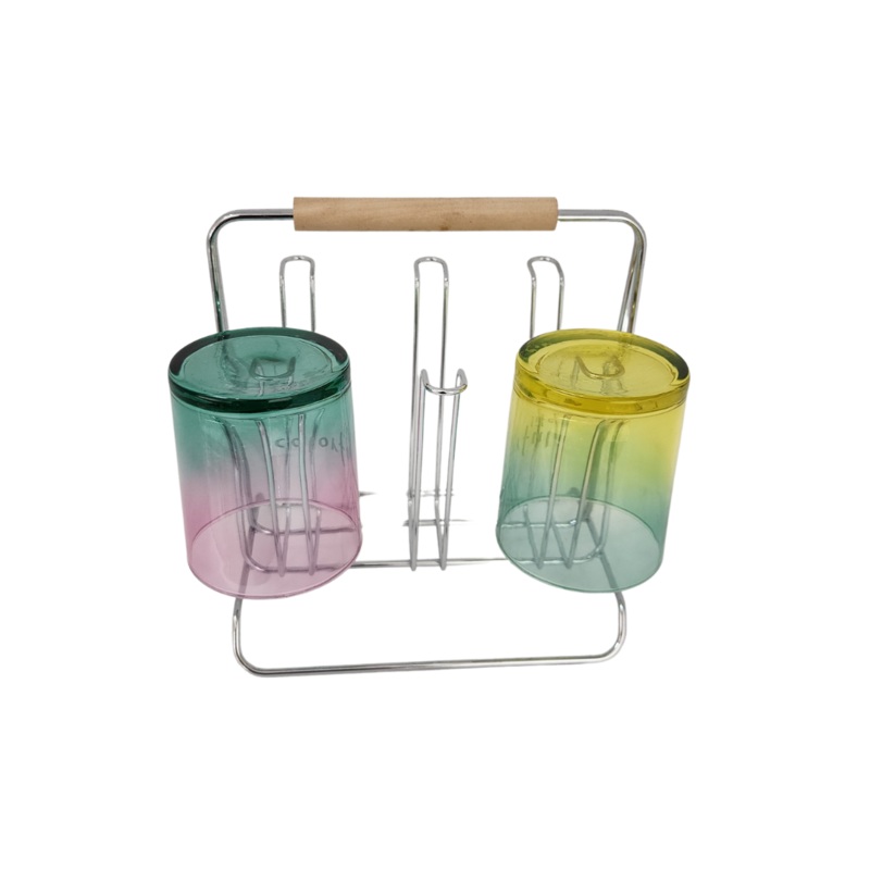 Chrome Glass Holder