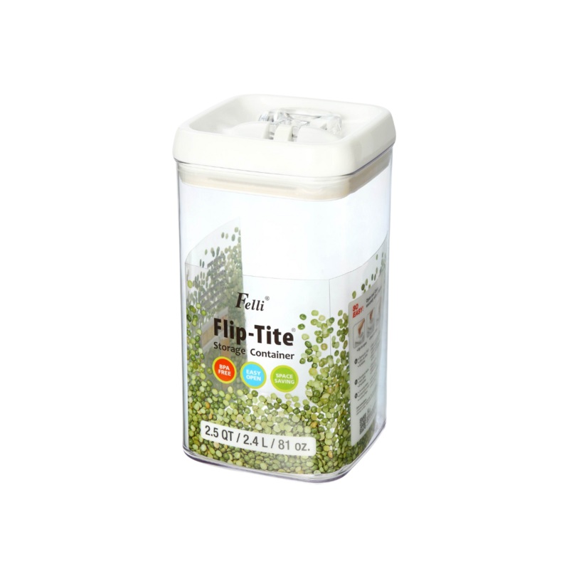 2.4 Litre Acrylic Flip Tite Storage Container