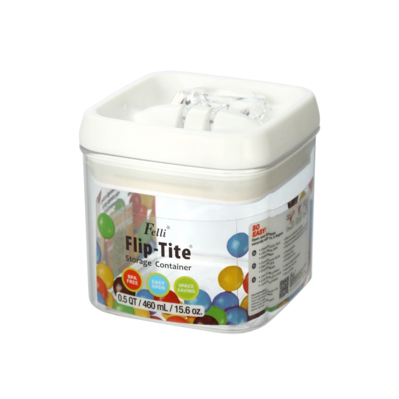 460ml Acrylic Flip Tite Storage Container