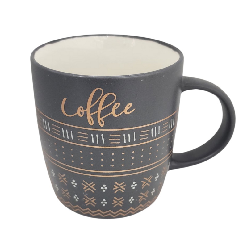 13oz Dark Grey Coffee Mugs