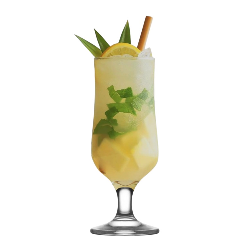 24 Piece 385ml Clear Beer Glass