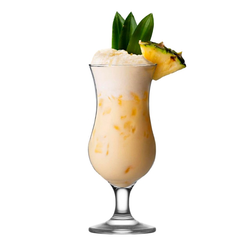 6 Piece 390ml Hurricane Glass