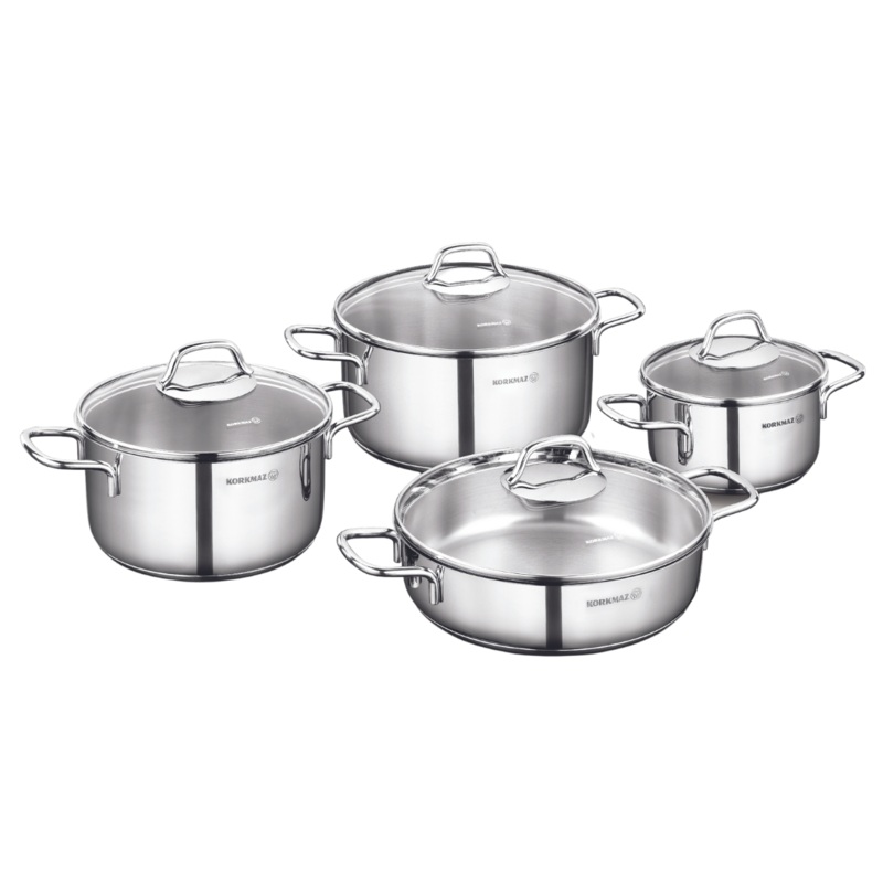 8 Piece Perla Cookware Pot Set