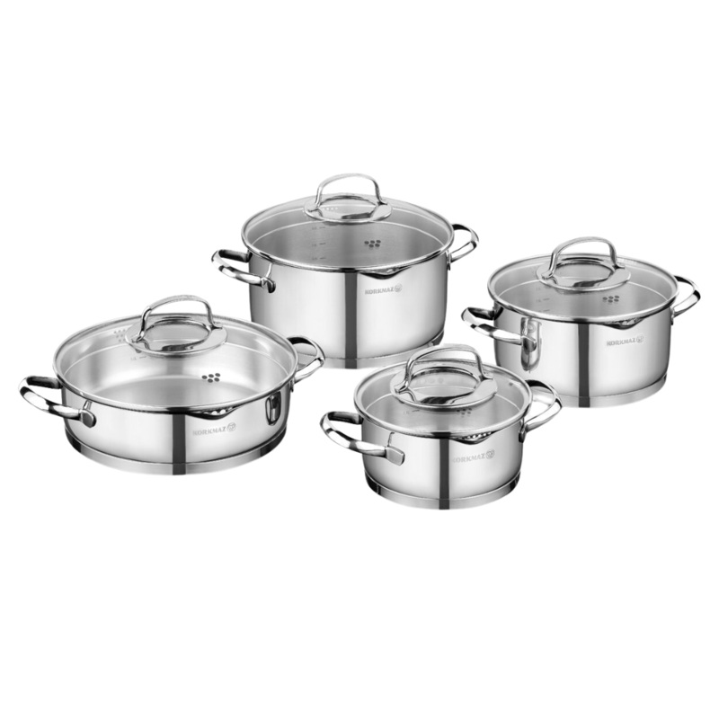 8 Piece Stema Cookware Pot Set