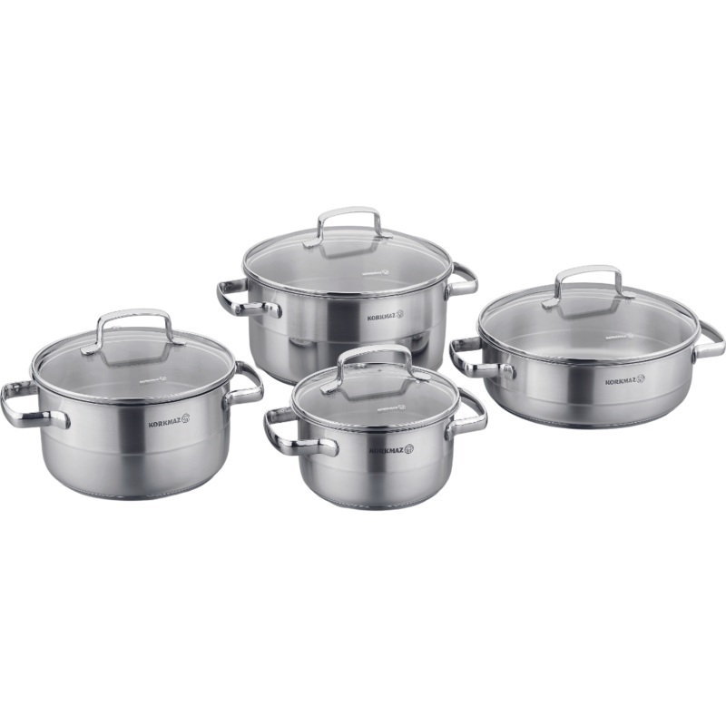 8 Piece Stila Cookware Pot Set