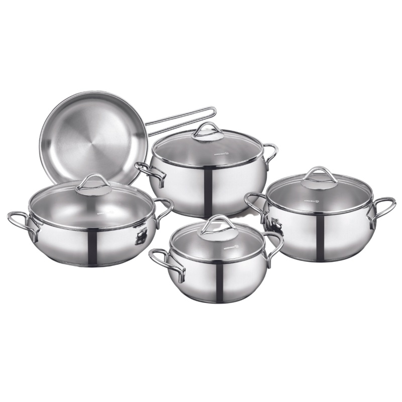 9 Piece Tombik Cookware Pot Set