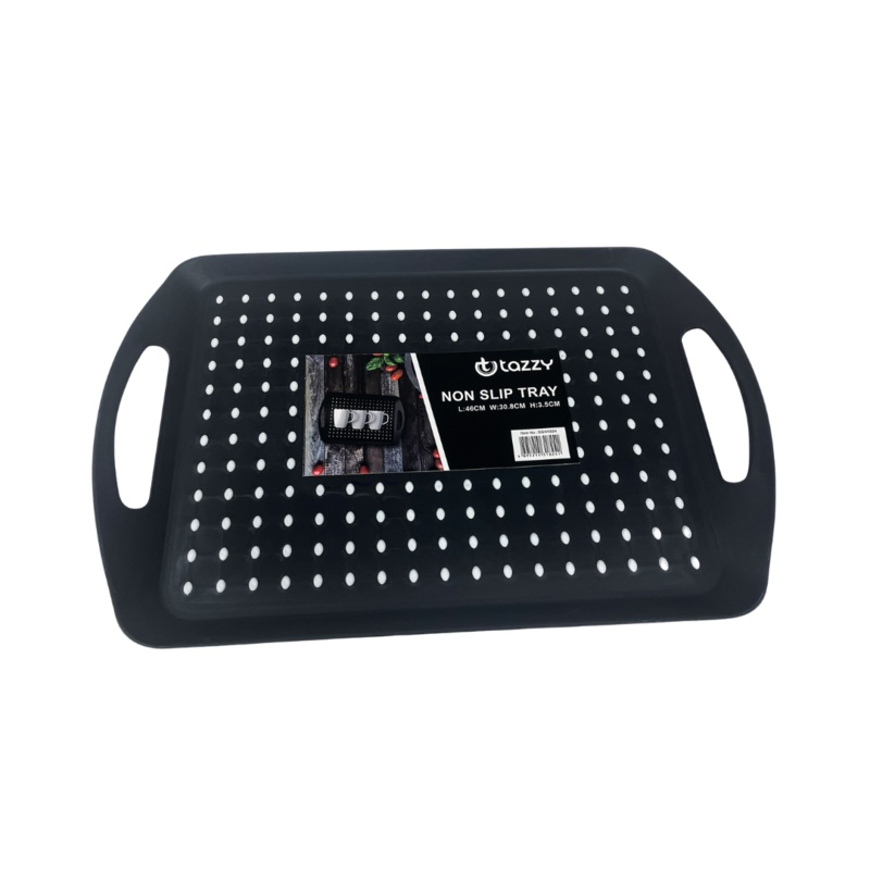 Plastic Black Non Slip Tray