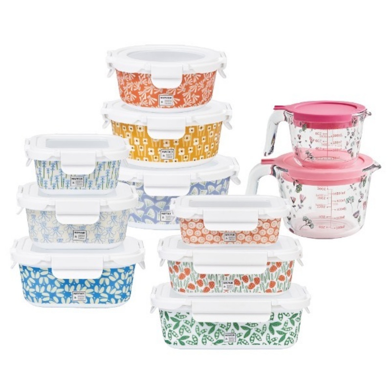 11 Piece Garden On Table Airtight Containers