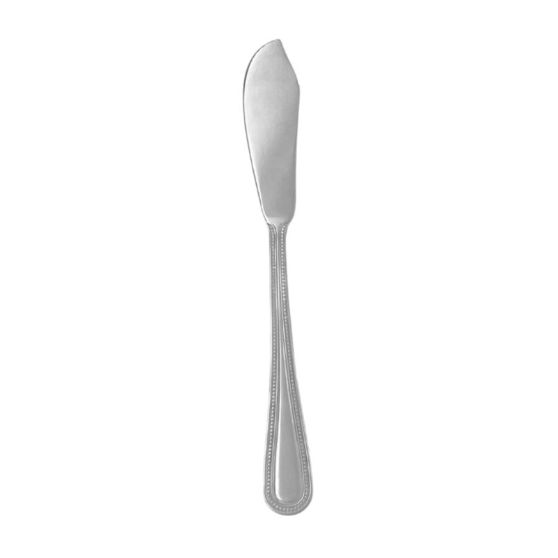 12 Piece Bead 18-0 Stainless Steel Fish Knife