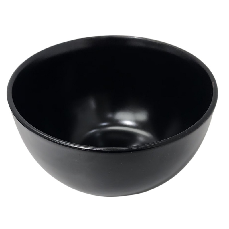14.5cm Round Matt Black Bowl
