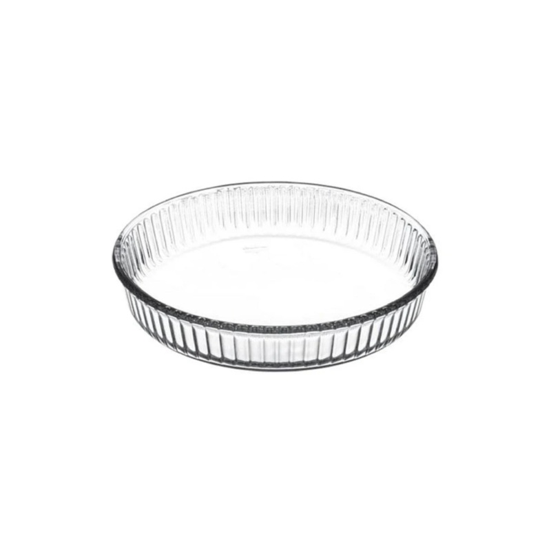 26cm Round Optical Glass Casserole
