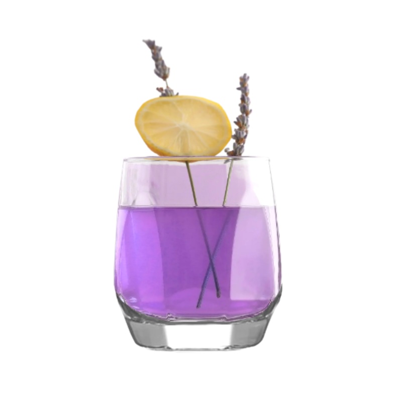 6 Piece 215ml Diamond Juice Glass