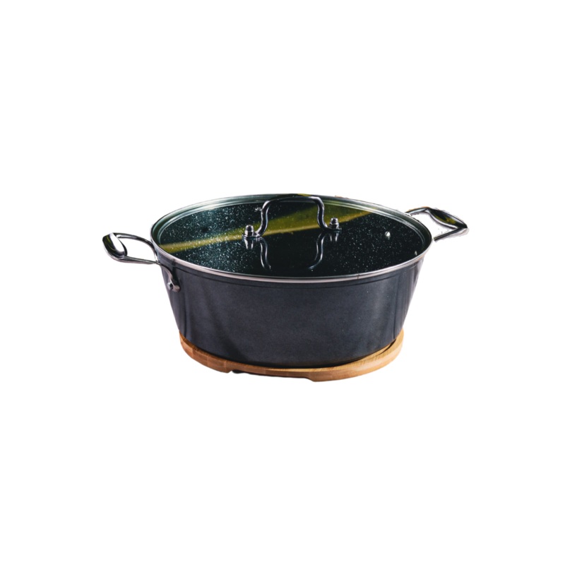 26cm Non-Stick Grey Pot