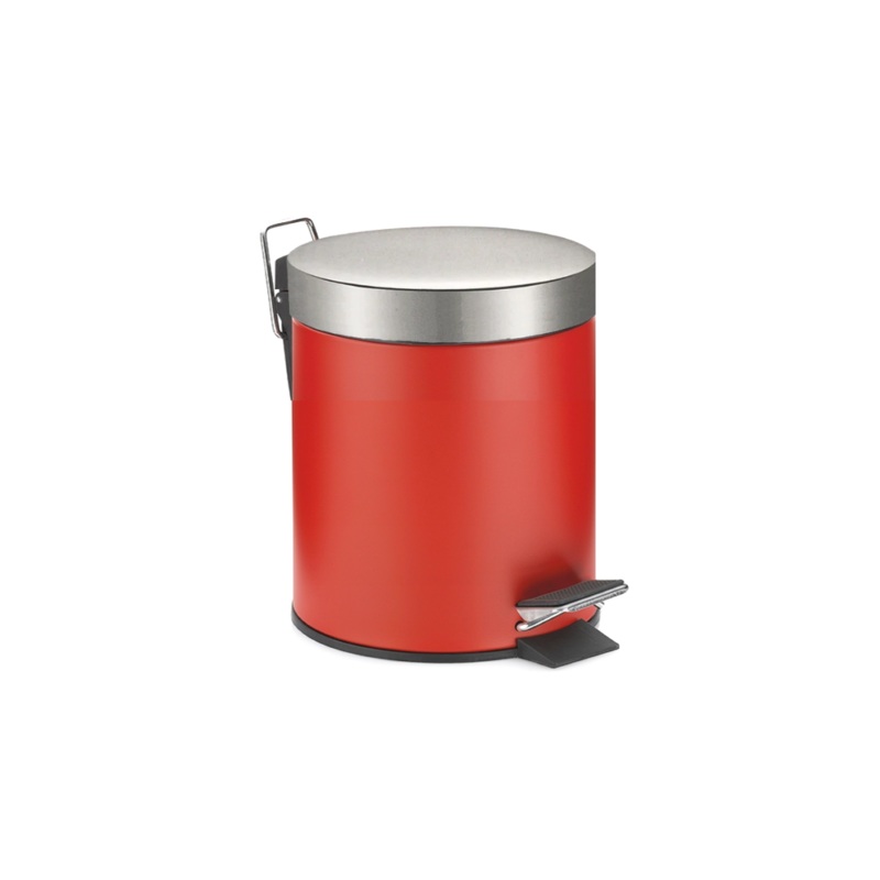 3 Litre Red Dust Bin