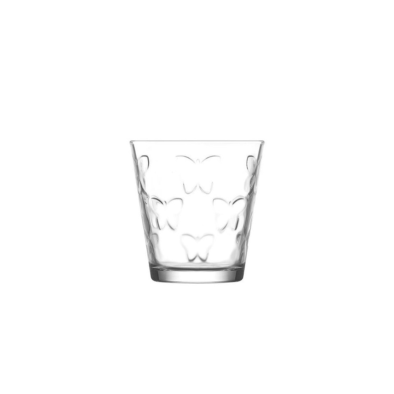 6 Piece 225ml Kelebek Whisky Glass