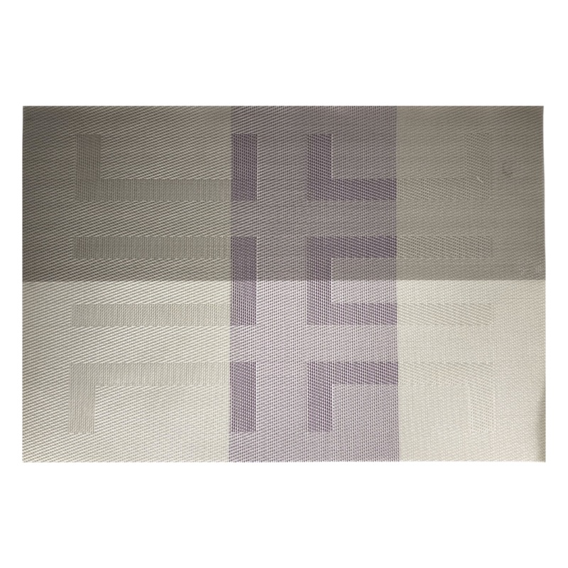 Purple And Grey Pattern Placemat
