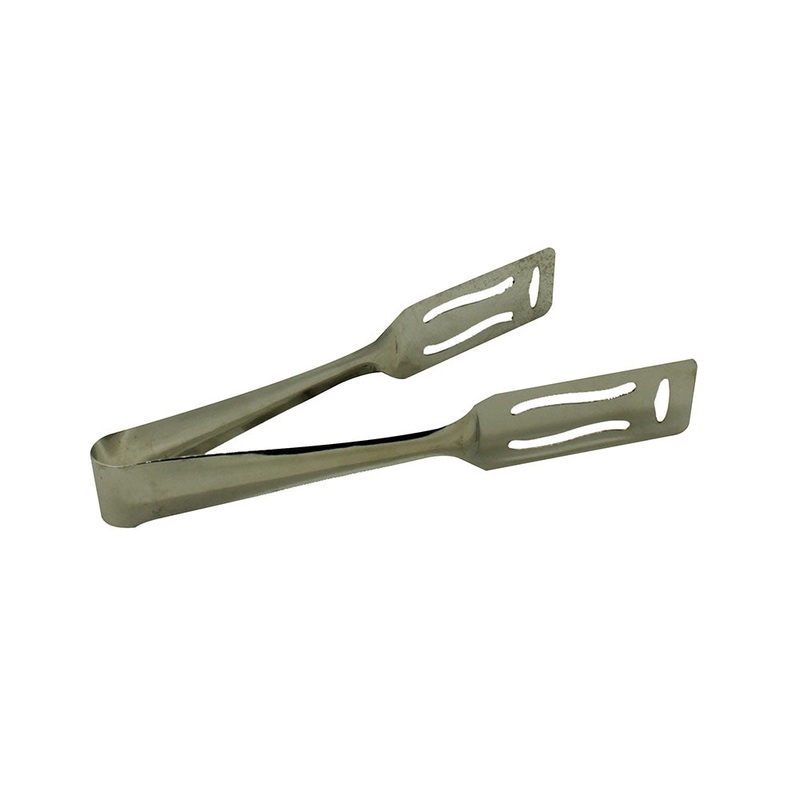 Stainless Steel Cake Slotted Medium Tong