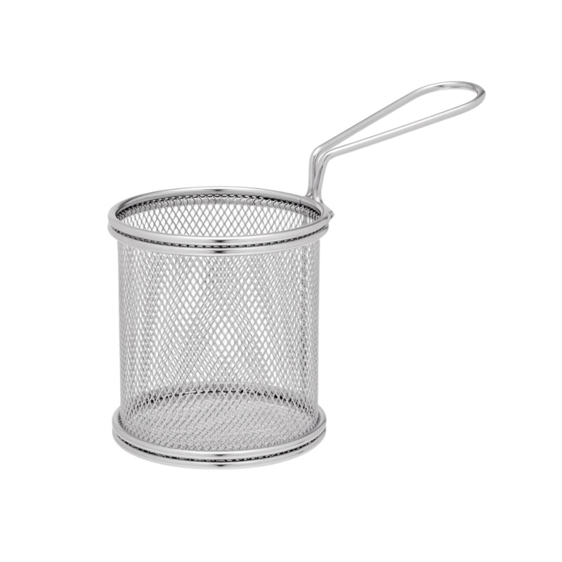 Stainless Steel Round Serving Basket