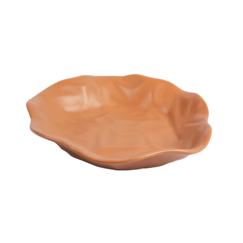 11 Inch Orange Round Serving Platter