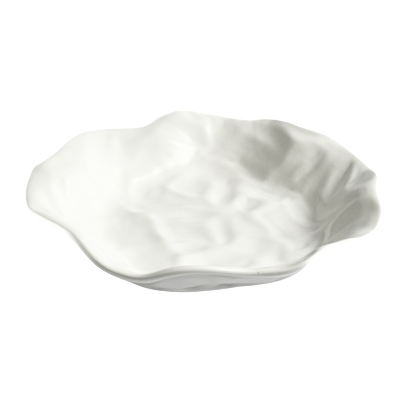 11 Inch White Round Serving Platter