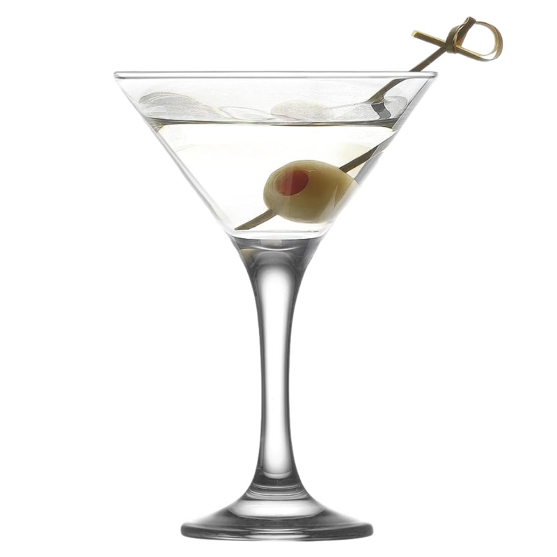 12 Piece 175ml Misket Martini Glass