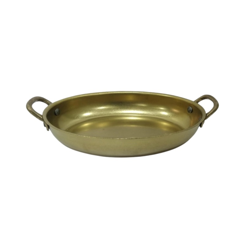 24.5cm Vintage Gold Pvd Oval Dish
