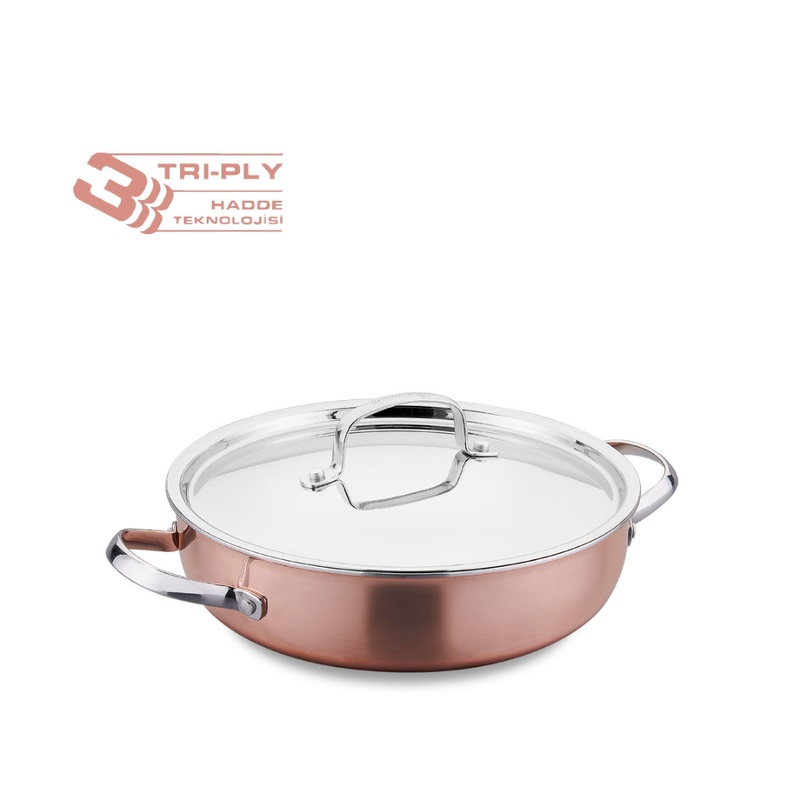 24cm Divani Copper Low Casserole