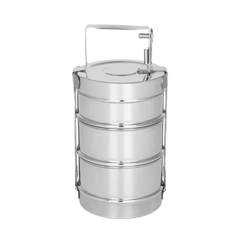 3 Piece Stainless Steel Lunch Box/Tiffin