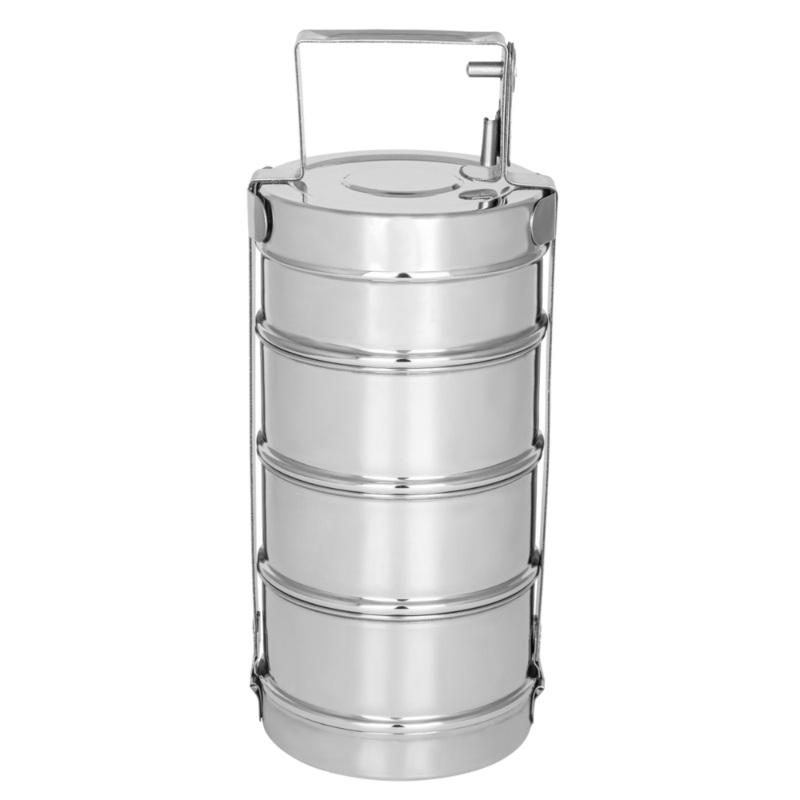 4 Piece Stainless Steel Lunch Box/Tiffin