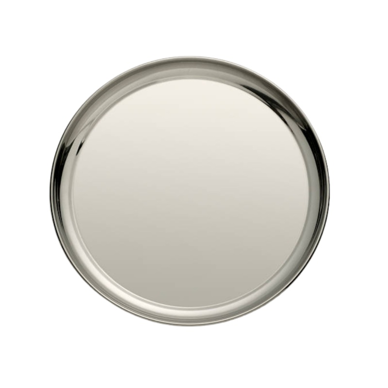 40cm Stainless Steel Round Serving Tray
