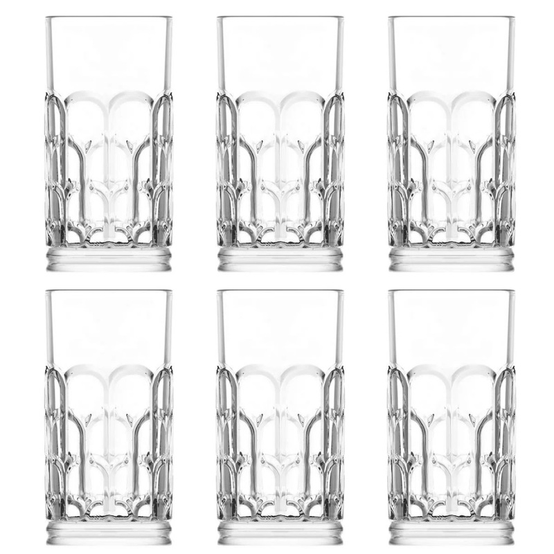 6 Piece 390ml Archie Hi-Ball Glass