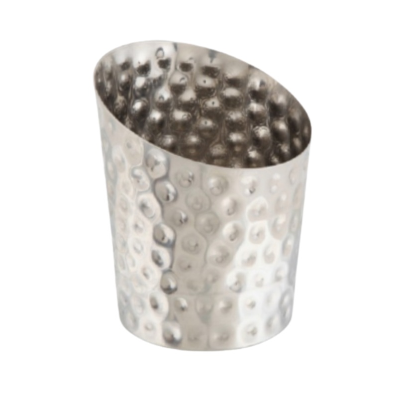 9cm Hammered Conical Chip Cup