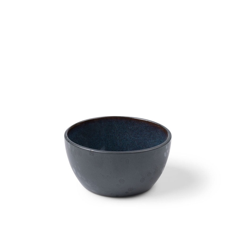 Bowl 10 cm black/darkblue BITZ