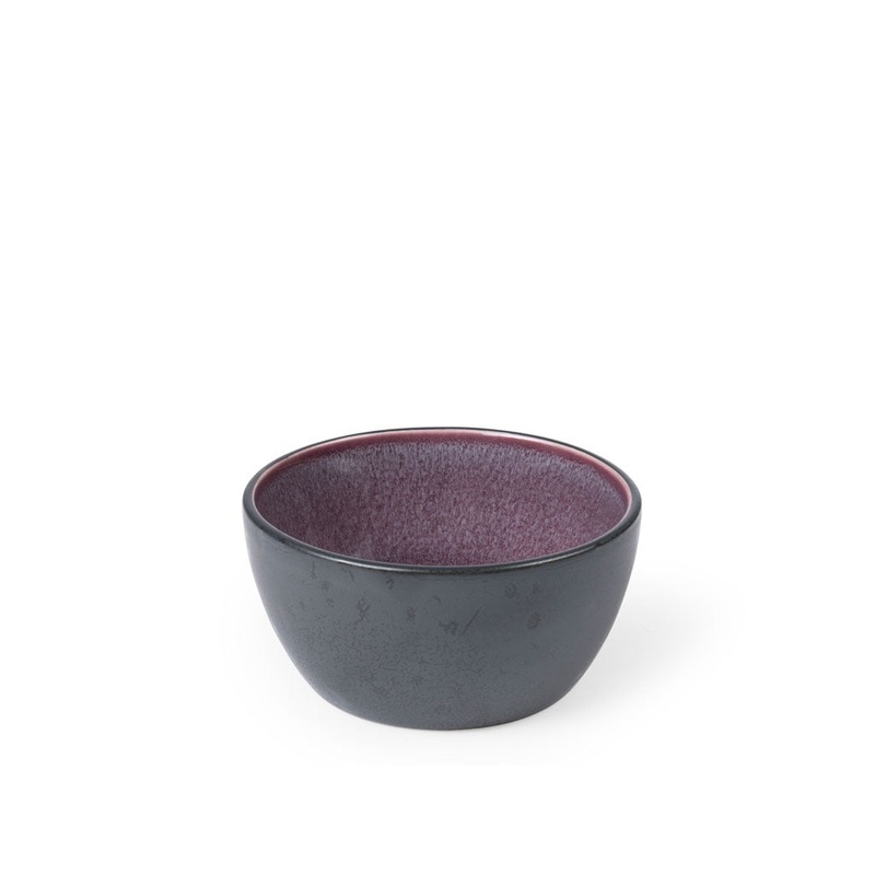 Bowl 10 cm black/lilac BITZ