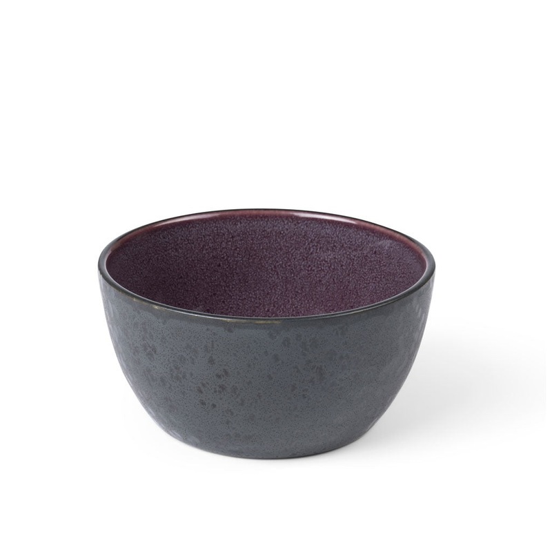 Bowl 14 cm black/lilac BITZ