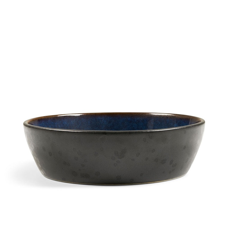 Bowl 18cm black/dblue BITZ