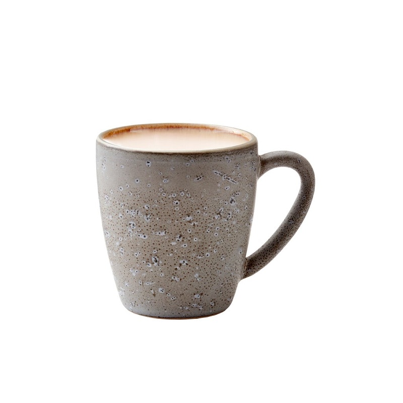 Mug 19 cl Grey/cream BITZ