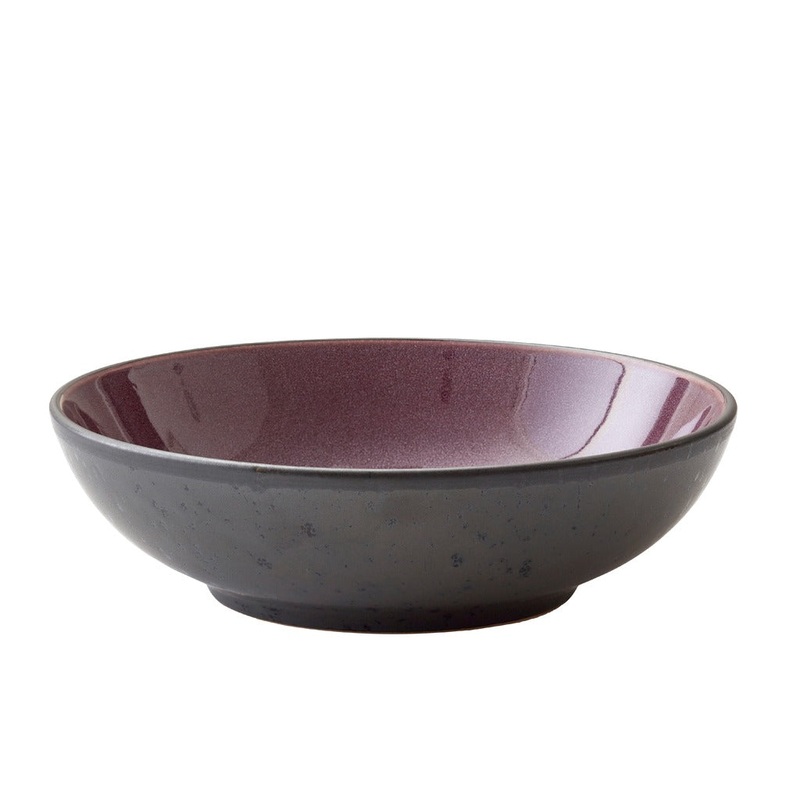 Pasta bowl 20cm Black/lilac BITZ