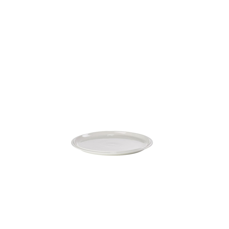 Plate Eau 24 cm Offwhite Porcelain