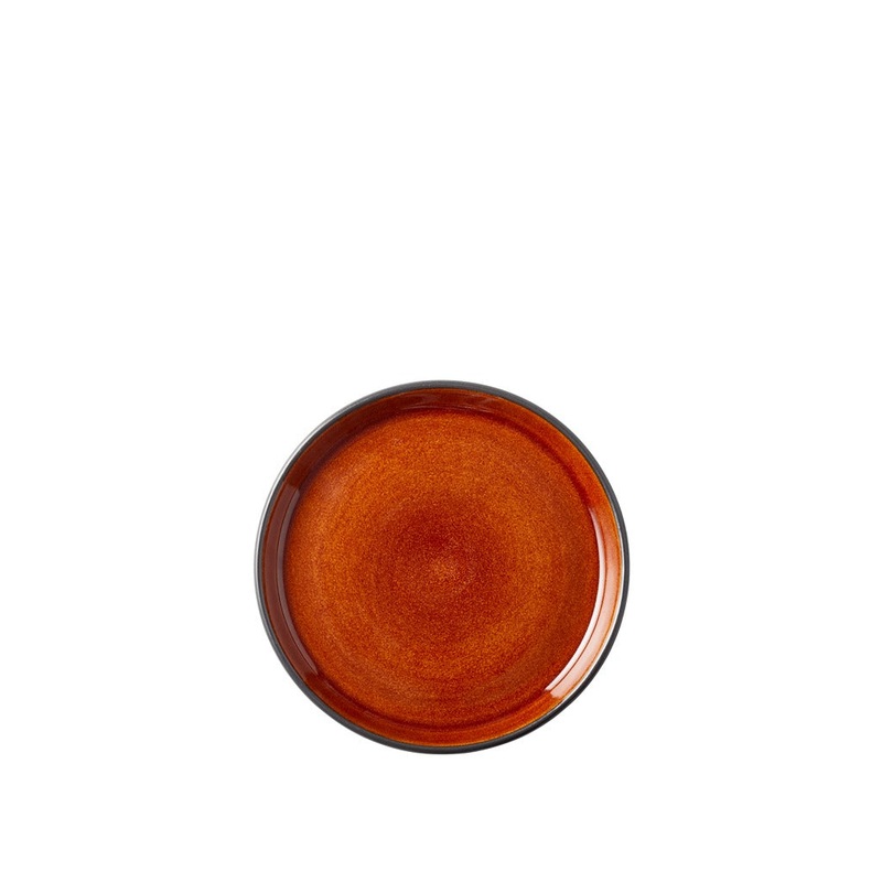 Plate Gastro 17cm Black/Amber BITZ