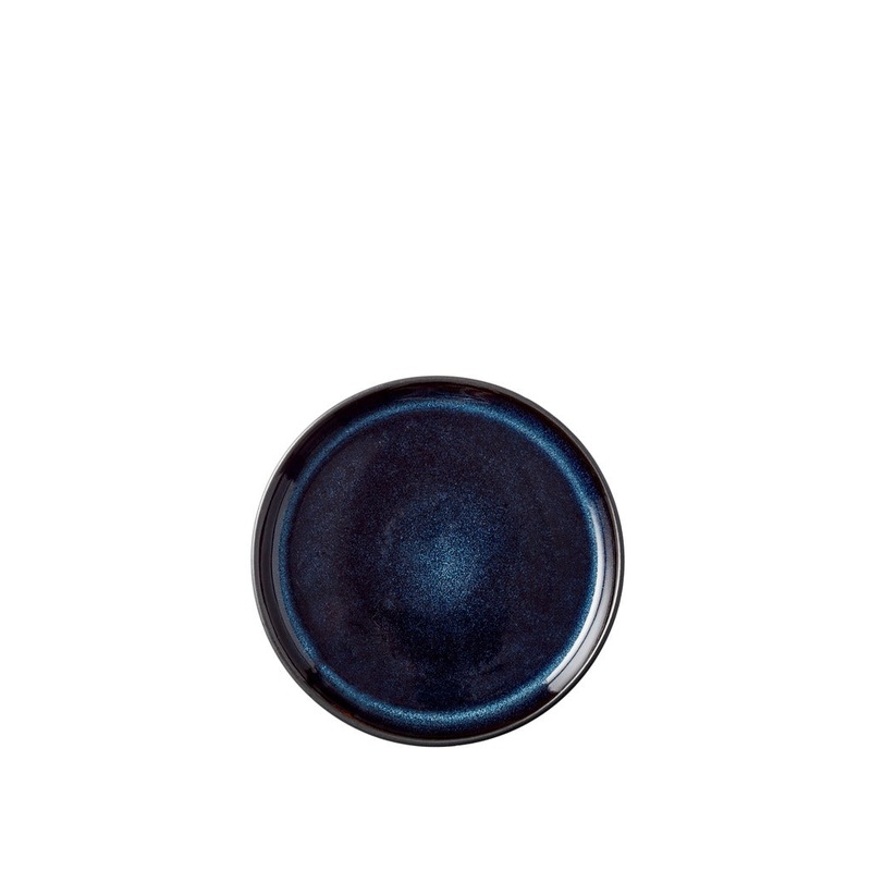 Plate Gastro 17cm Black/Dark blue BITZ