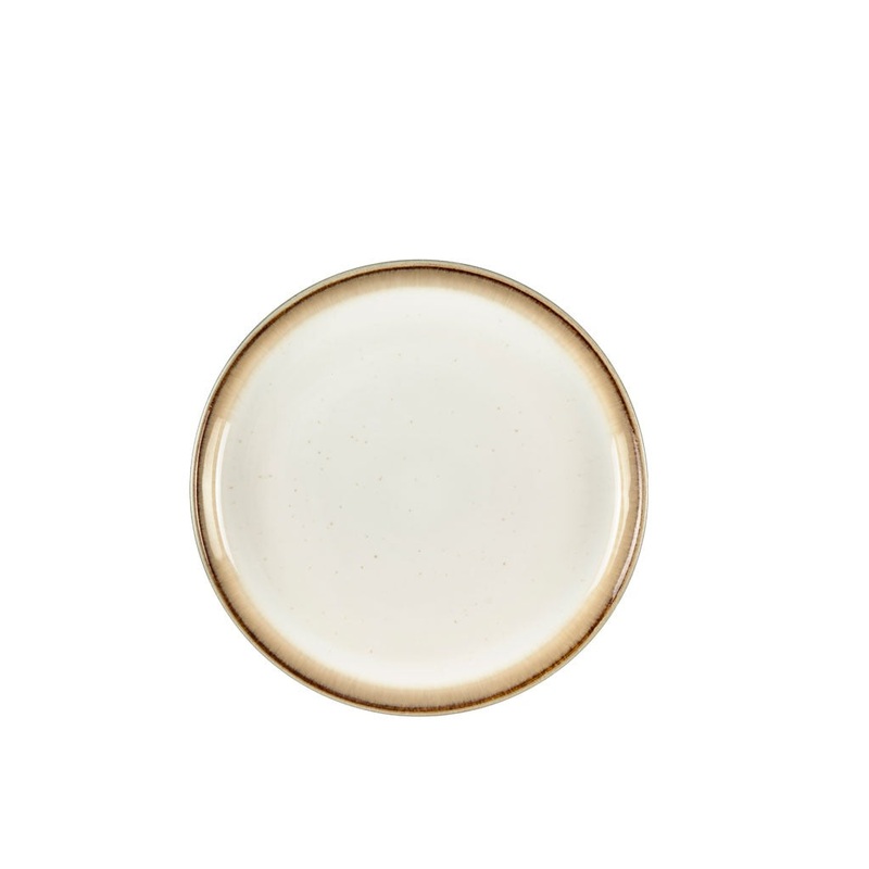 Plate Gastro 17cm Grey/Cream BITZ