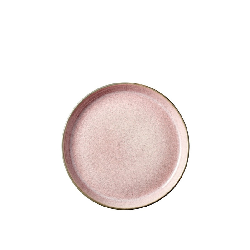 Plate Gastro 17cm Grey/Light pink BITZ