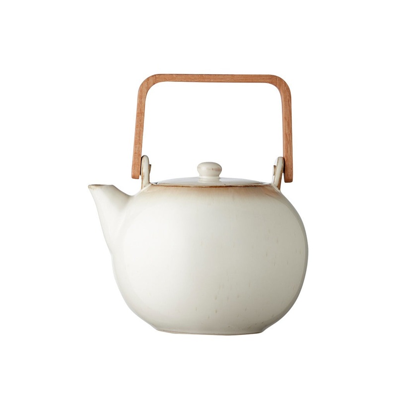 Tea pot w. tea strainer 1.2 l Cream BITZ