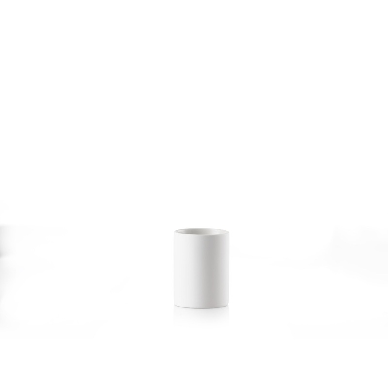 Toothbrush Mug Karma White